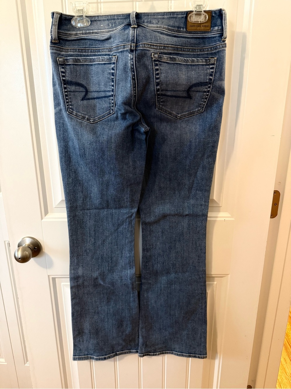 American Eagle Outfitters Women's Medium Blue Flare Jeans